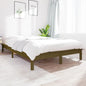 Cama sin colchón madera maciza de pino blanca 180x200 cm