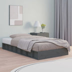 Estructura cama extensible sin colchón metal negro 80x130/200cm