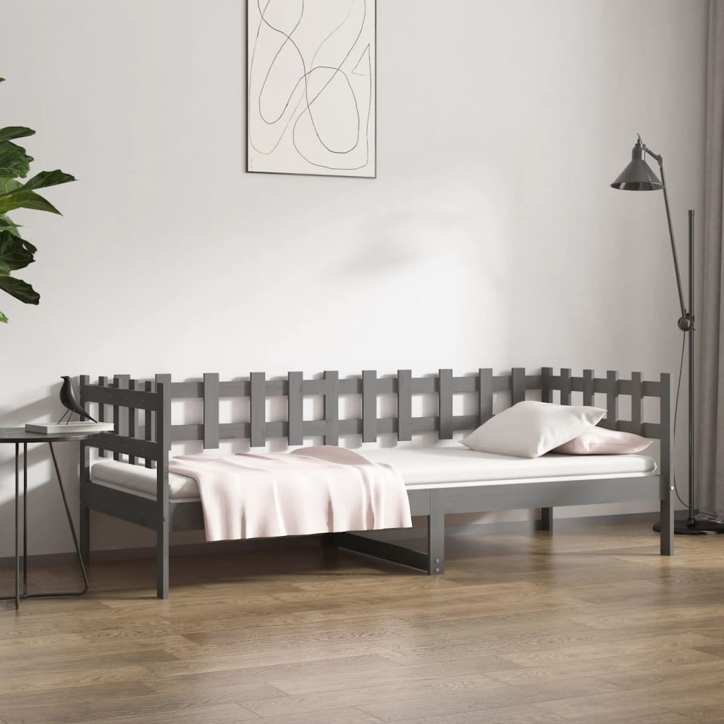 Diván con 2 cajones sin colchón IRUN blanco&rosa 90x200 cm