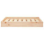 Cama para perros madera maciza de pino 71,5x49x9 cm