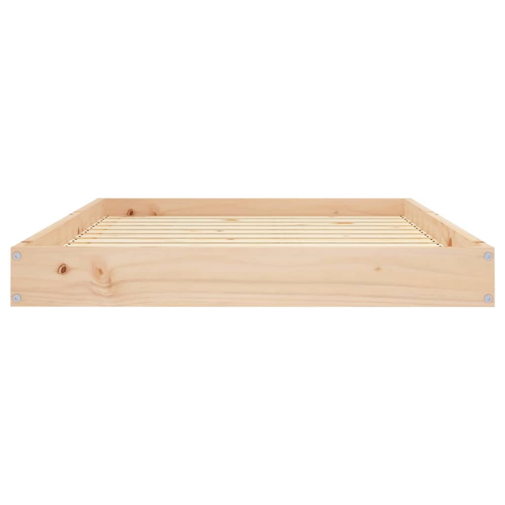 Cama para perros madera maciza de pino 101,5x74x9 cm