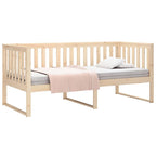 Diván sin colchón 100x200 cm madera maciza de pino