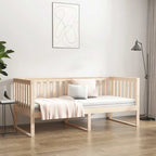 Diván sin colchón 100x200 cm madera maciza de pino