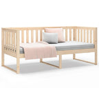 Diván sin colchón 100x200 cm madera maciza de pino
