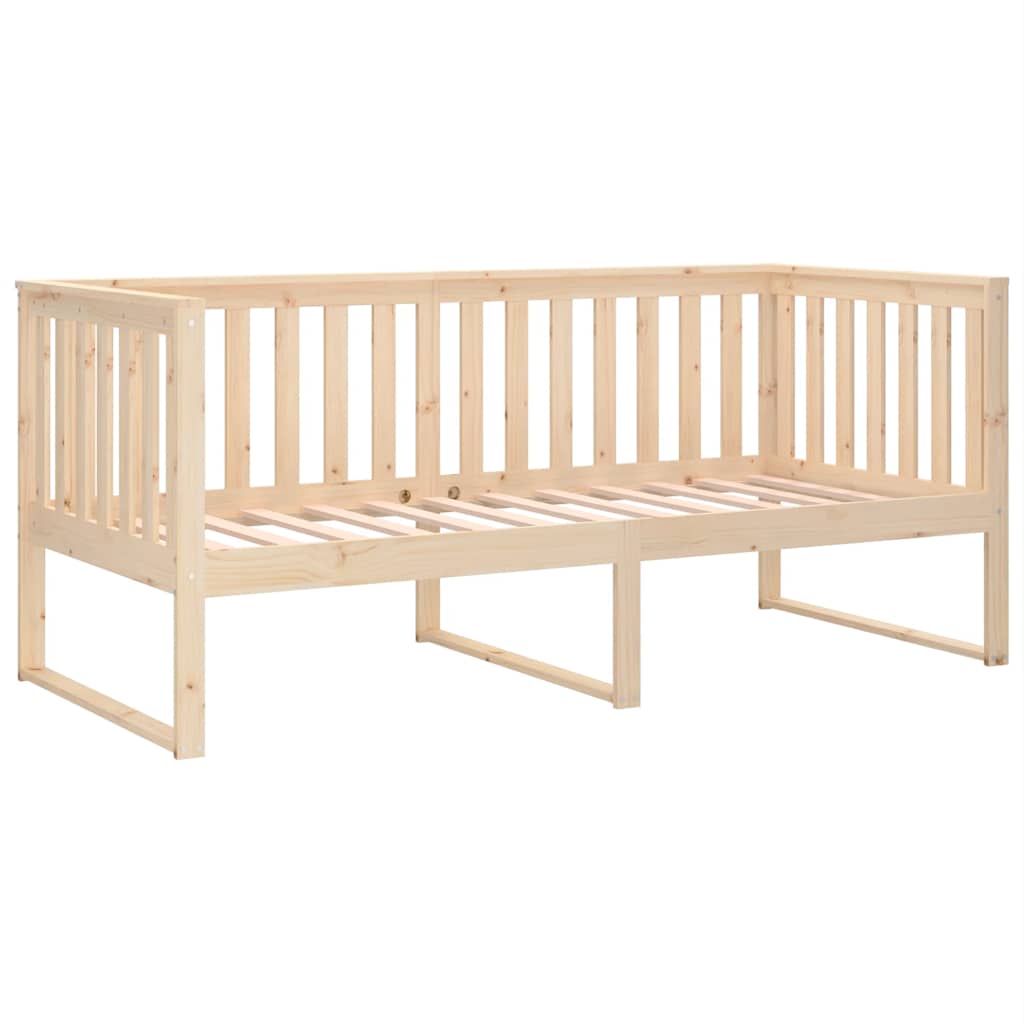 Diván sin colchón 100x200 cm madera maciza de pino