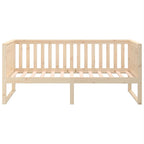 Diván sin colchón 100x200 cm madera maciza de pino