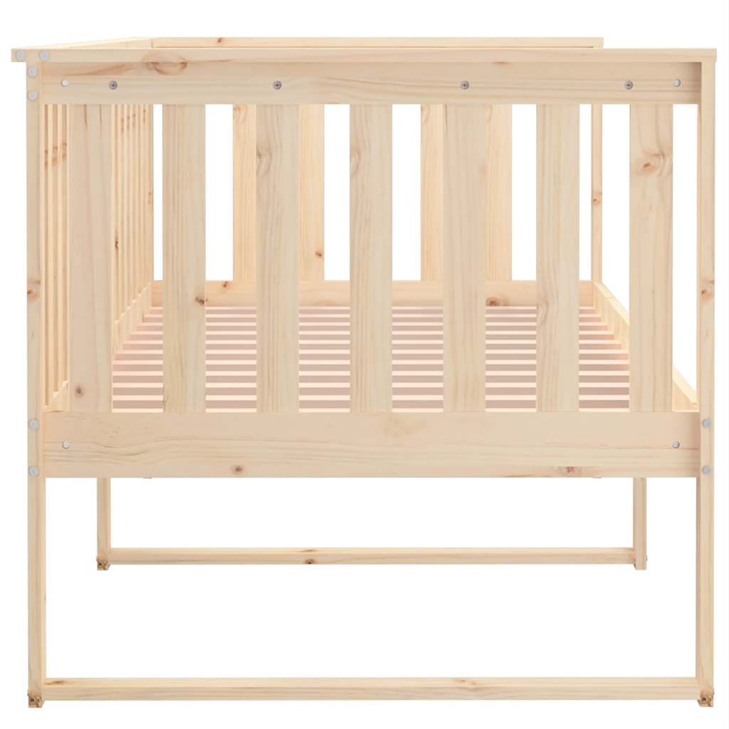 Diván sin colchón 100x200 cm madera maciza de pino
