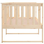 Diván sin colchón 100x200 cm madera maciza de pino