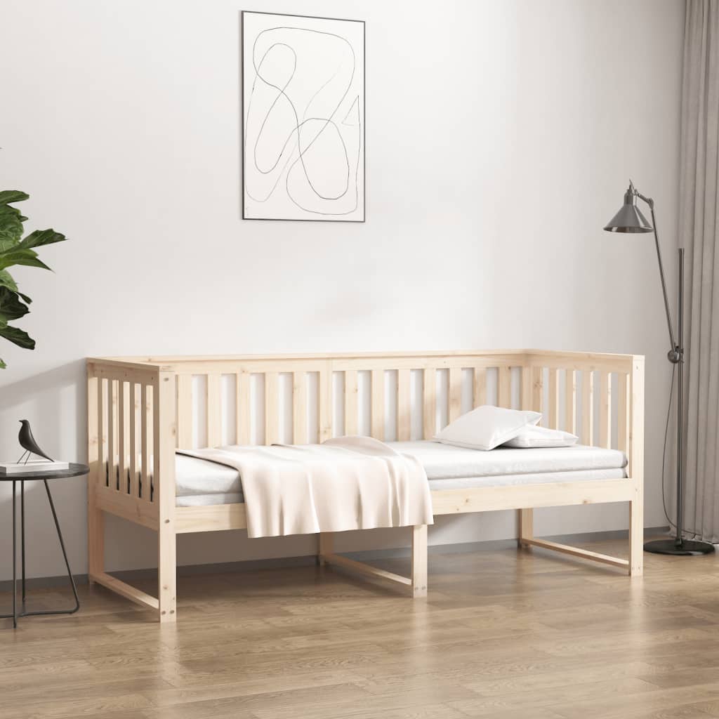 Daybed without mattress 100x200 cm solid pine wood