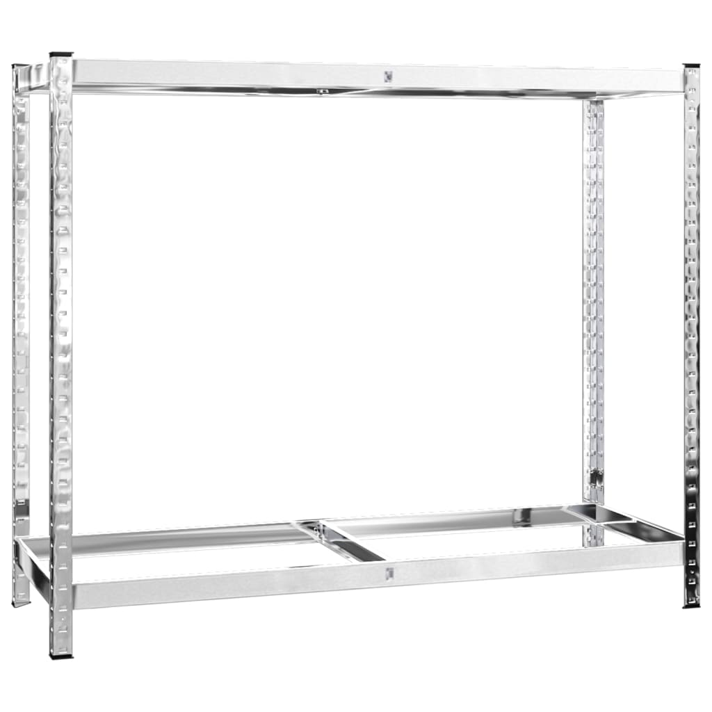 Estanterías de neumáticos 2 niveles 2 uds acero 110x40x110 cm
