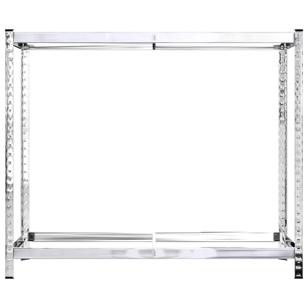Estanterías de neumáticos 2 niveles 2 uds acero 110x40x110 cm
