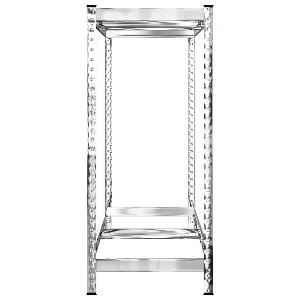 Estanterías de neumáticos 2 niveles 2 uds acero 110x40x110 cm
