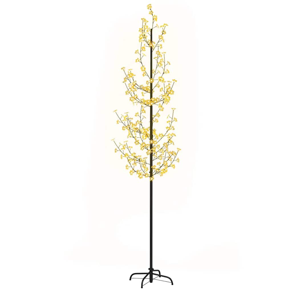 Árbol LED con flor de cerezo 368 LED blanco cálido 300 cm