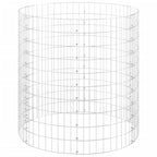 Compostador de jardín acero galvanizado Ø100x100 cm