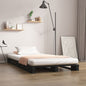 Cama de palets de madera maciza de pino 135x190 cm