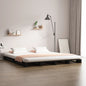 Cama de palets de madera maciza de pino 135x190 cm