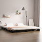 Cama de palets de madera maciza de pino 135x190 cm