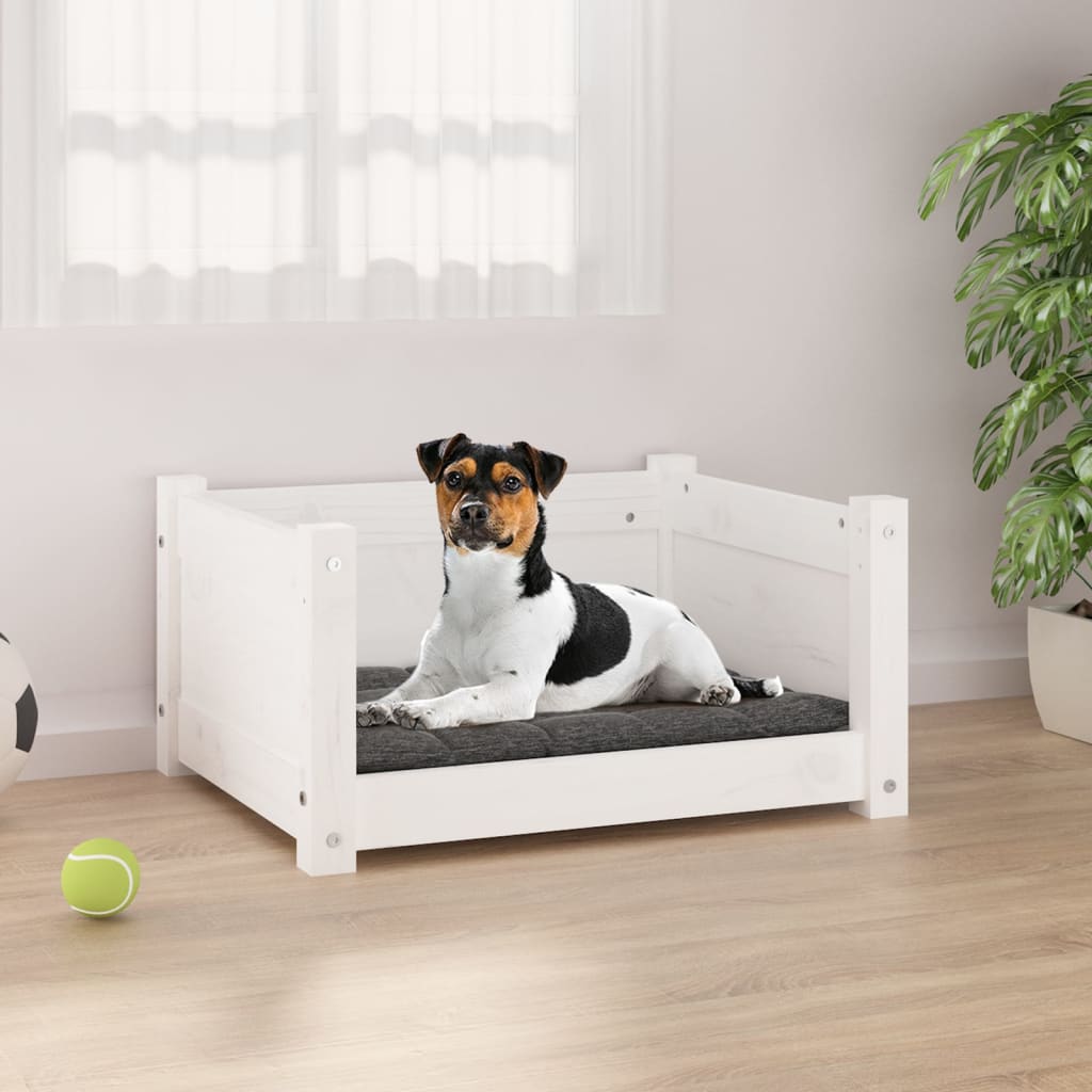 Cama para perros 105,5x75,5x28 cm Madera maciza de pino