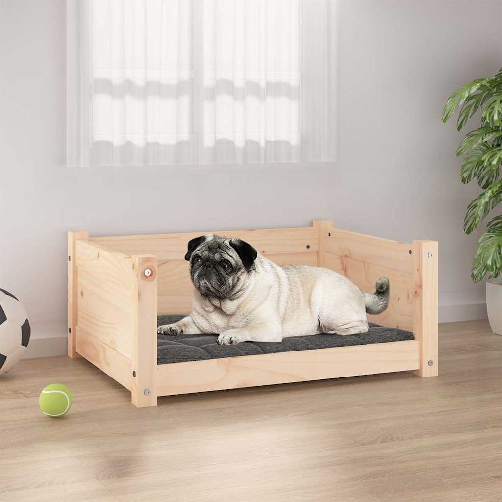 Cama para perros 105,5x75,5x28 cm Madera maciza de pino