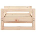 Cama para perros madera maciza de pino 55,5x45,5x28 cm
