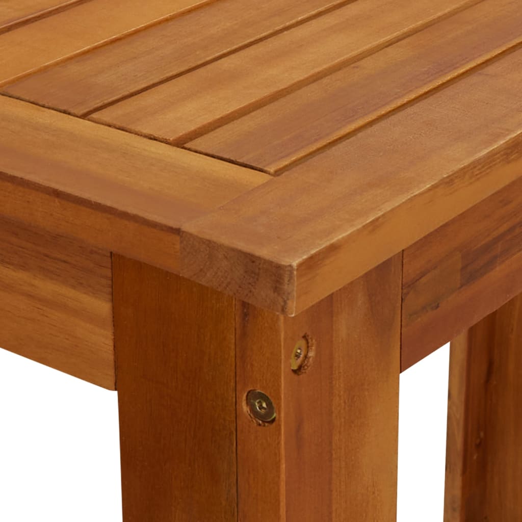 Juego muebles de bar de jardín 9 piezas madera maciza de acacia