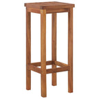 Juego muebles de bar de jardín 9 piezas madera maciza de acacia