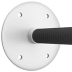 Espejo de tráfico convexo para interiores, acrílico negro Ø40 cm