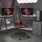 Cadeira gaming com massagem pele sintética azul e preto