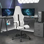 Cadeira gaming com massagem pele sintética azul e preto