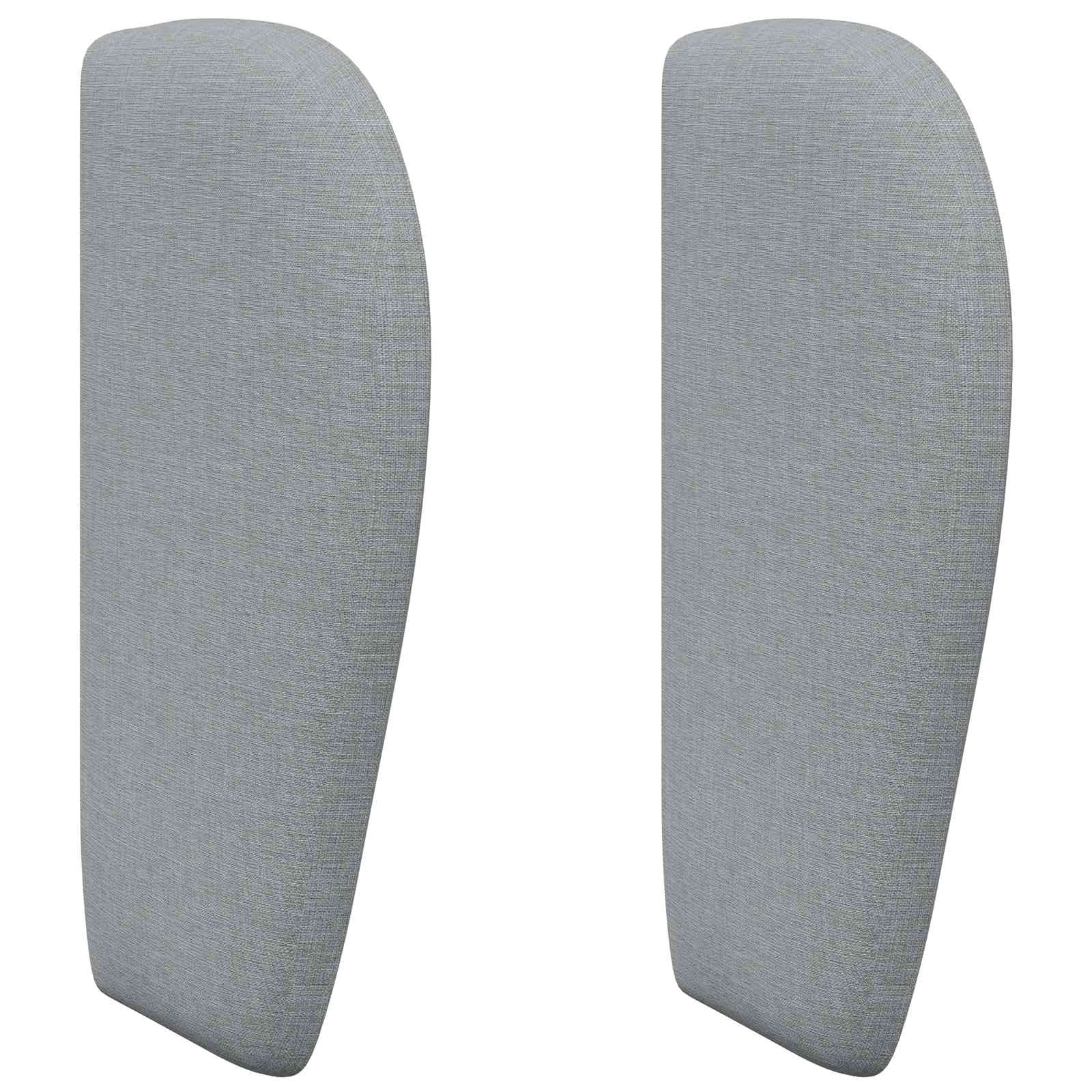Oreja de cabecero Gris claro 40 x 23 x 6 cm tela