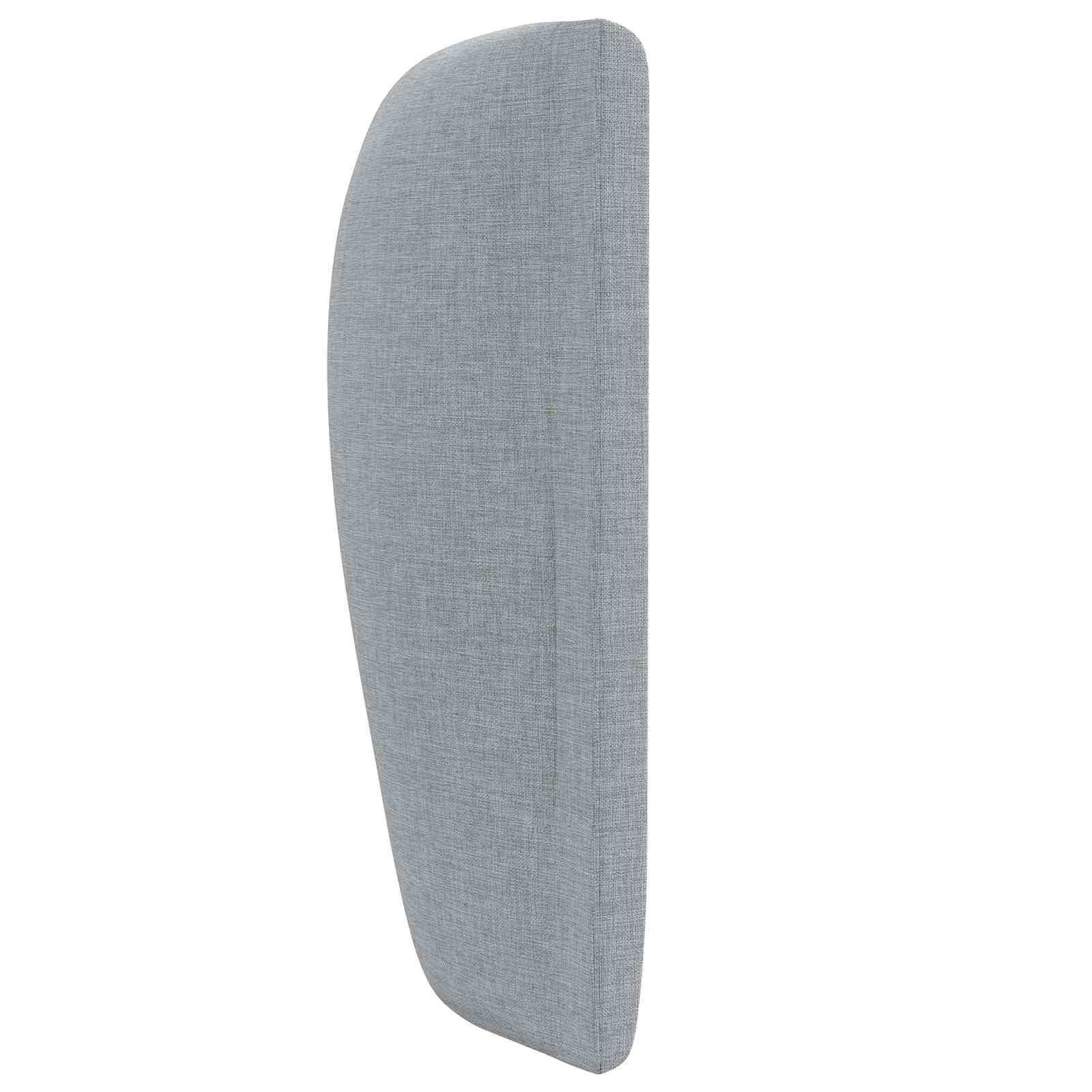 Oreja de cabecero Gris claro 40 x 23 x 6 cm tela