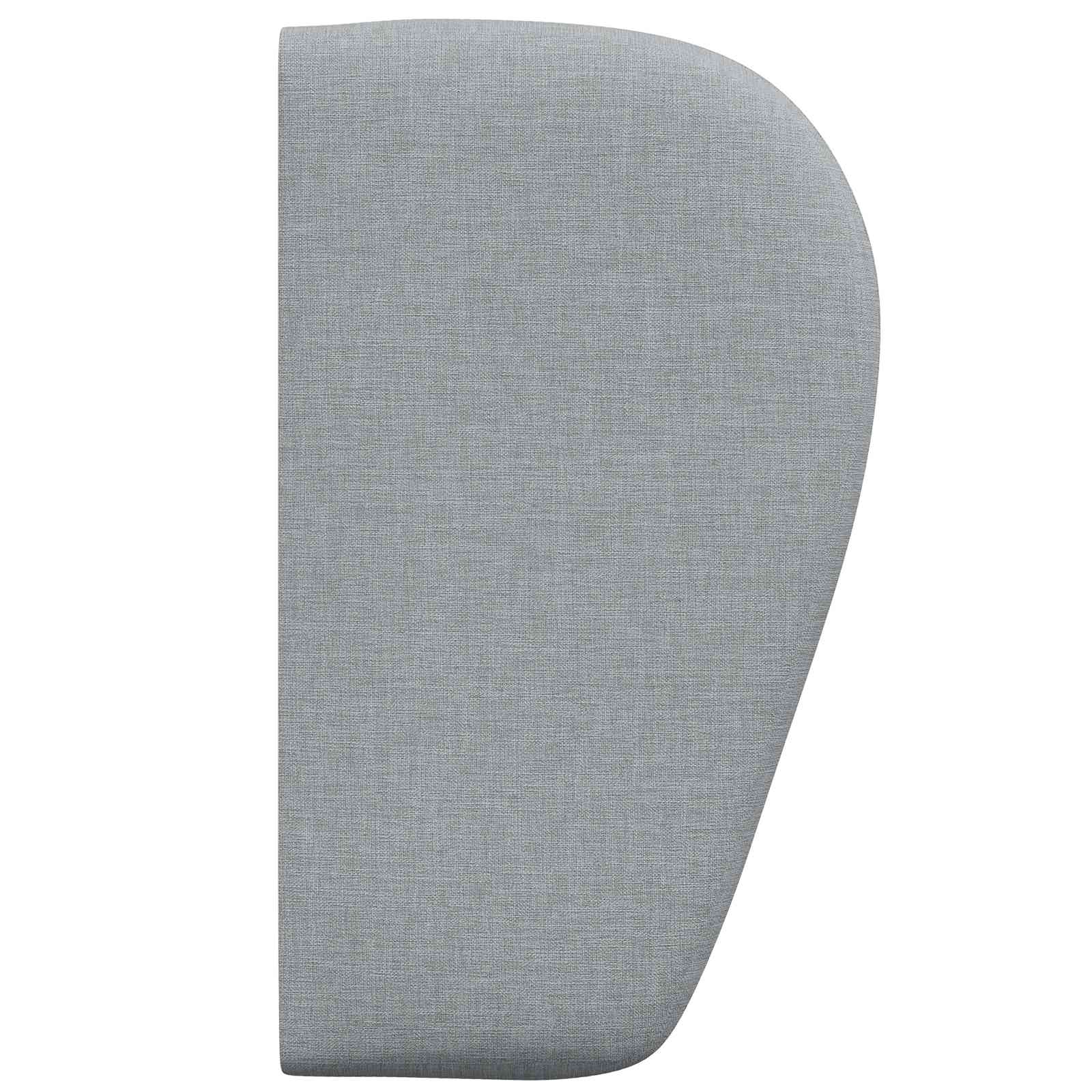 Oreja de cabecero Gris claro 40 x 23 x 6 cm tela