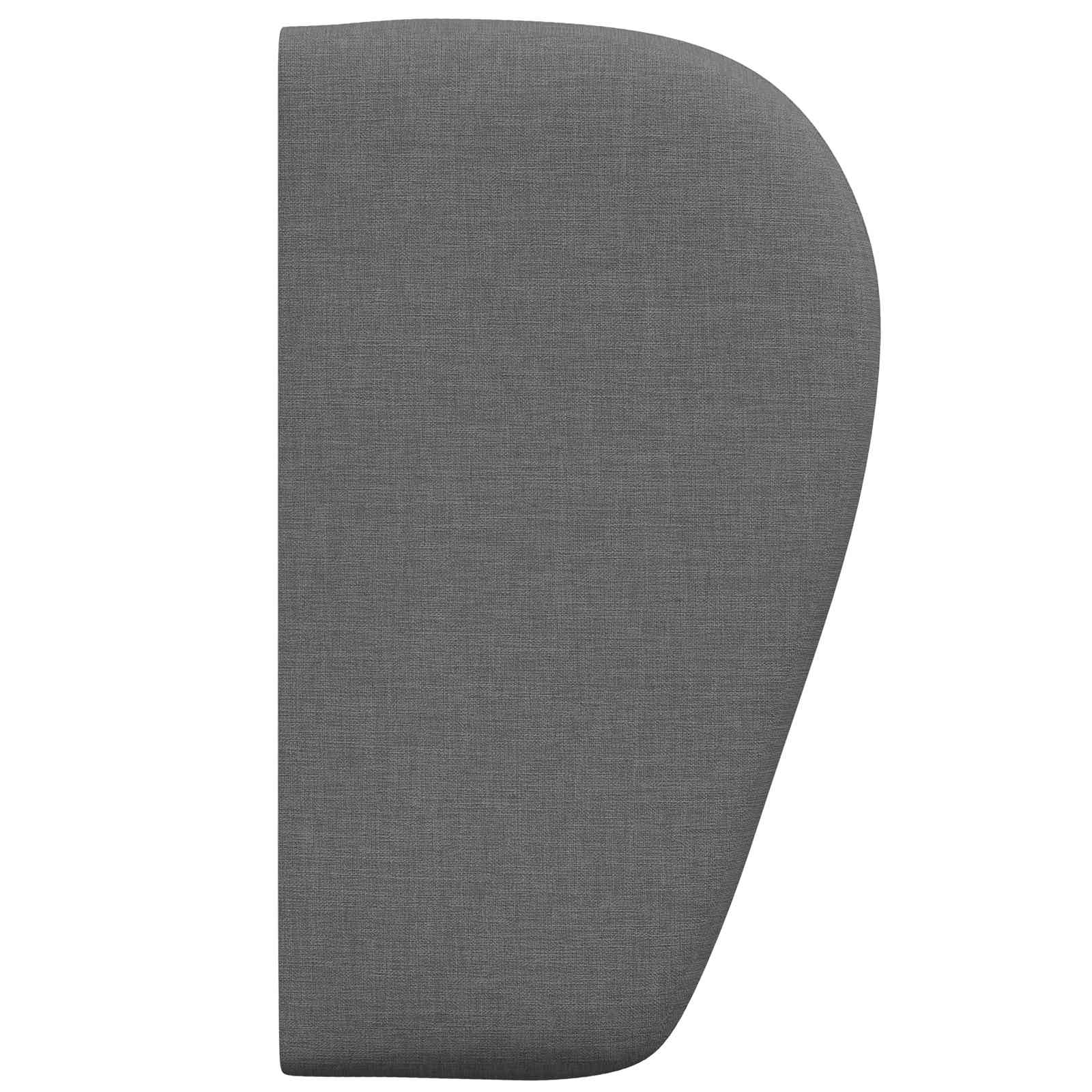 Oreja de cabecero Gris Tenue 40 x 23 x 6 cm tela