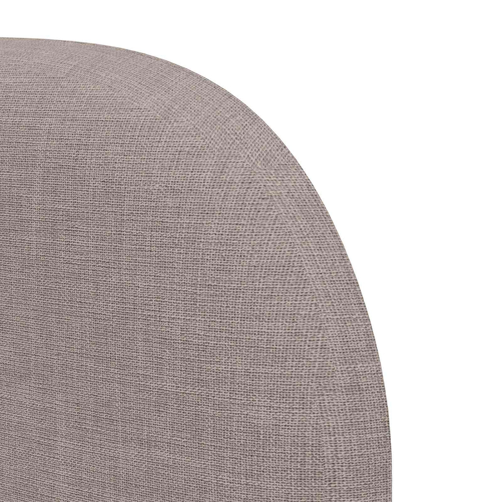 Oreja de cabecero Taupé 40 x 23 x 6 cm tela