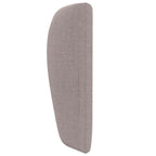 Oreja de cabecero Taupé 40 x 23 x 6 cm tela