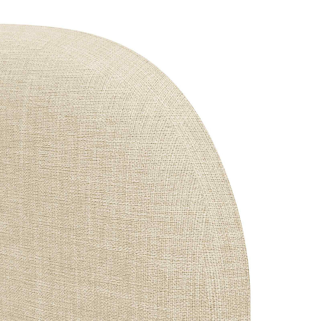 Oreja de cabecero Crema 40 x 23 x 6 cm tela