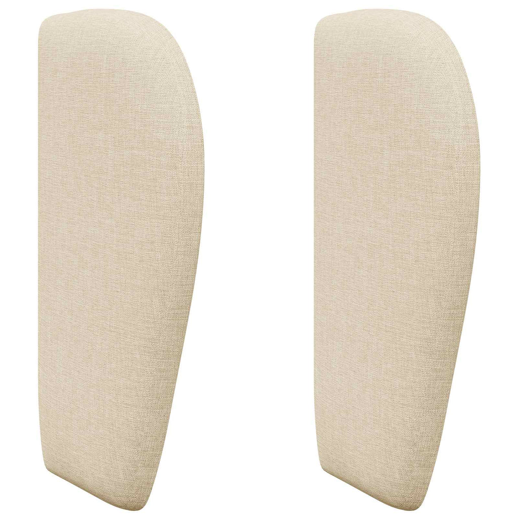 Oreja de cabecero Crema 40 x 23 x 6 cm tela