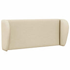 Oreja de cabecero Crema 40 x 23 x 6 cm tela