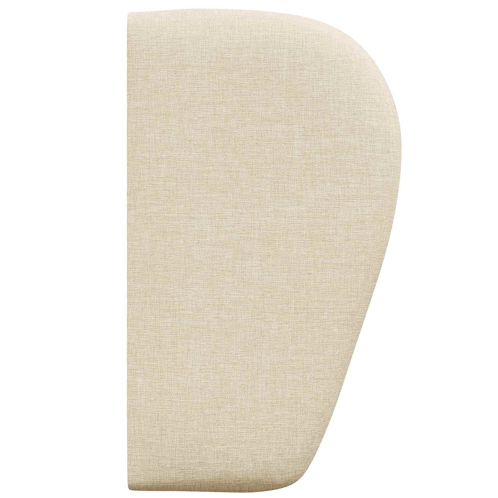 Oreja de cabecero Crema 40 x 23 x 6 cm tela