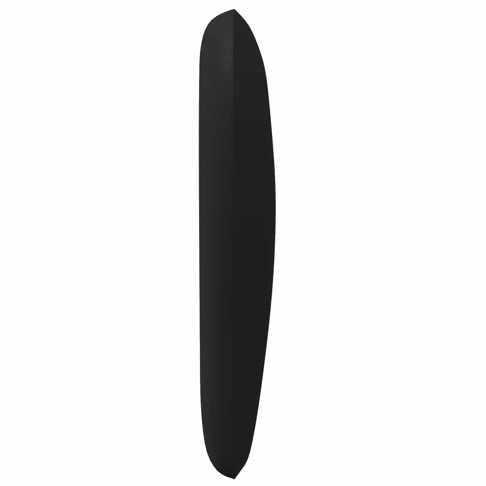 Oreja de cabecero Negro 40 x 23 x 6 cm PVC