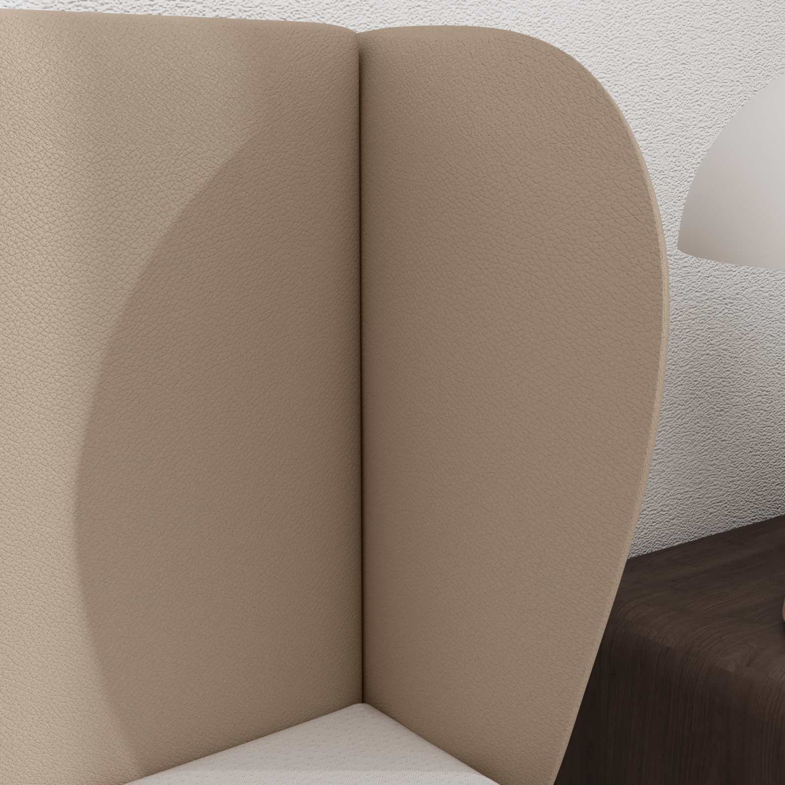 Oreja de cabecero Canela 40 x 23 x 6 cm PVC