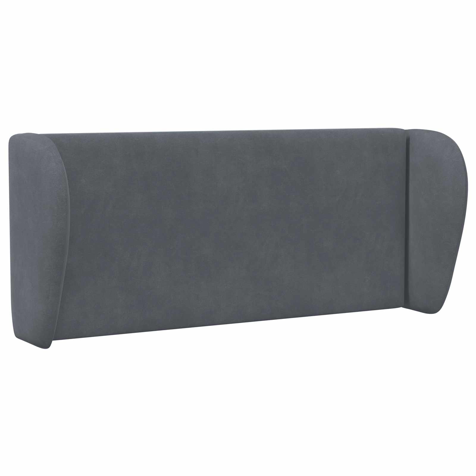 Oreja de cabecero Gris Tenue 40 x 23 x 6 cm Terciopelo