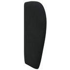 Oreja de cabecero Negro 40 x 23 x 6 cm Terciopelo