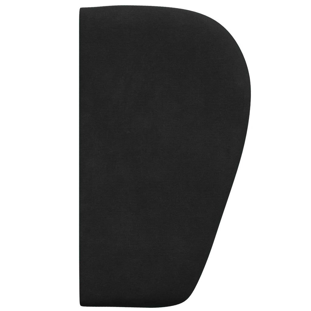 Oreja de cabecero Negro 40 x 23 x 6 cm Terciopelo