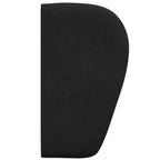 Oreja de cabecero Negro 40 x 23 x 6 cm Terciopelo