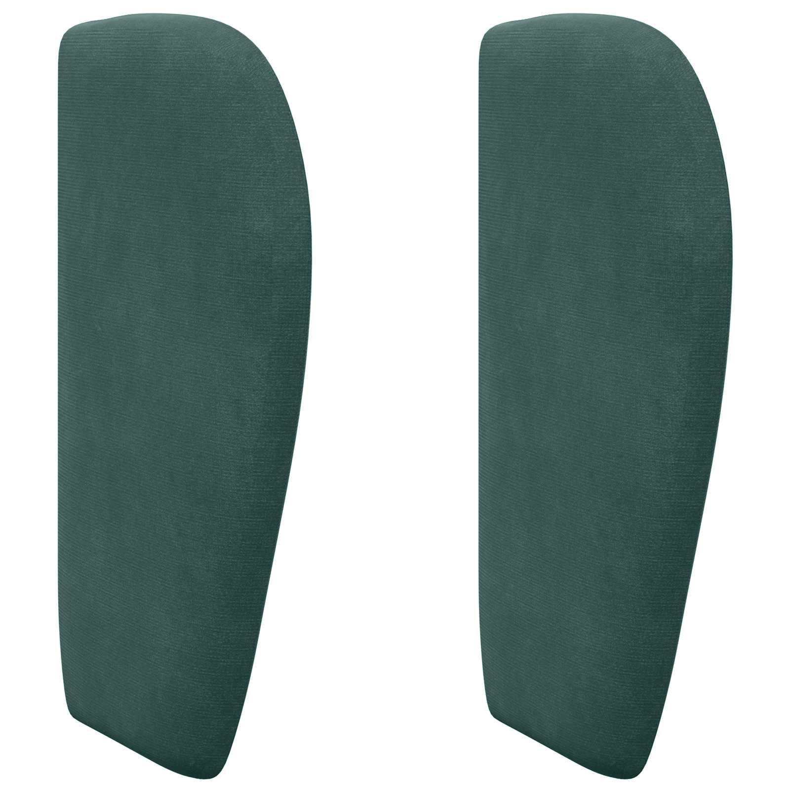 Oreja de cabecero Verde 40 x 23 x 6 cm Terciopelo