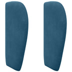 Oreja de cabecero Azul 40 x 23 x 6 cm Terciopelo