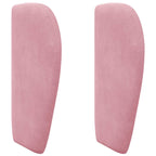 Oreja de cabecero Rosa 40 x 23 x 6 cm Terciopelo