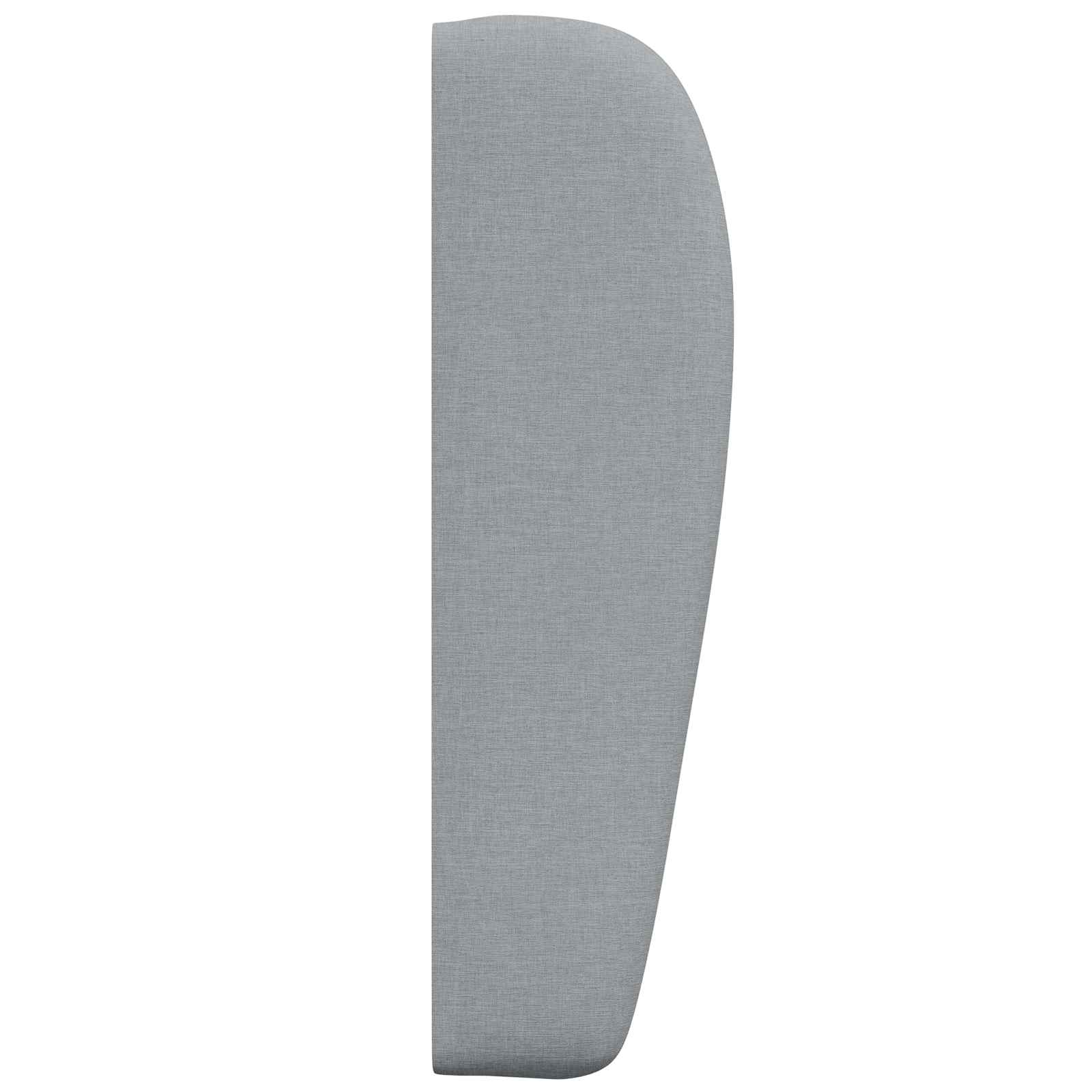 Oreja de cabecero Gris Claro 80 x 23 x 6 cm tela