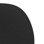 Oreja de cabecero Negro 80 x 23 x 6 cm tela